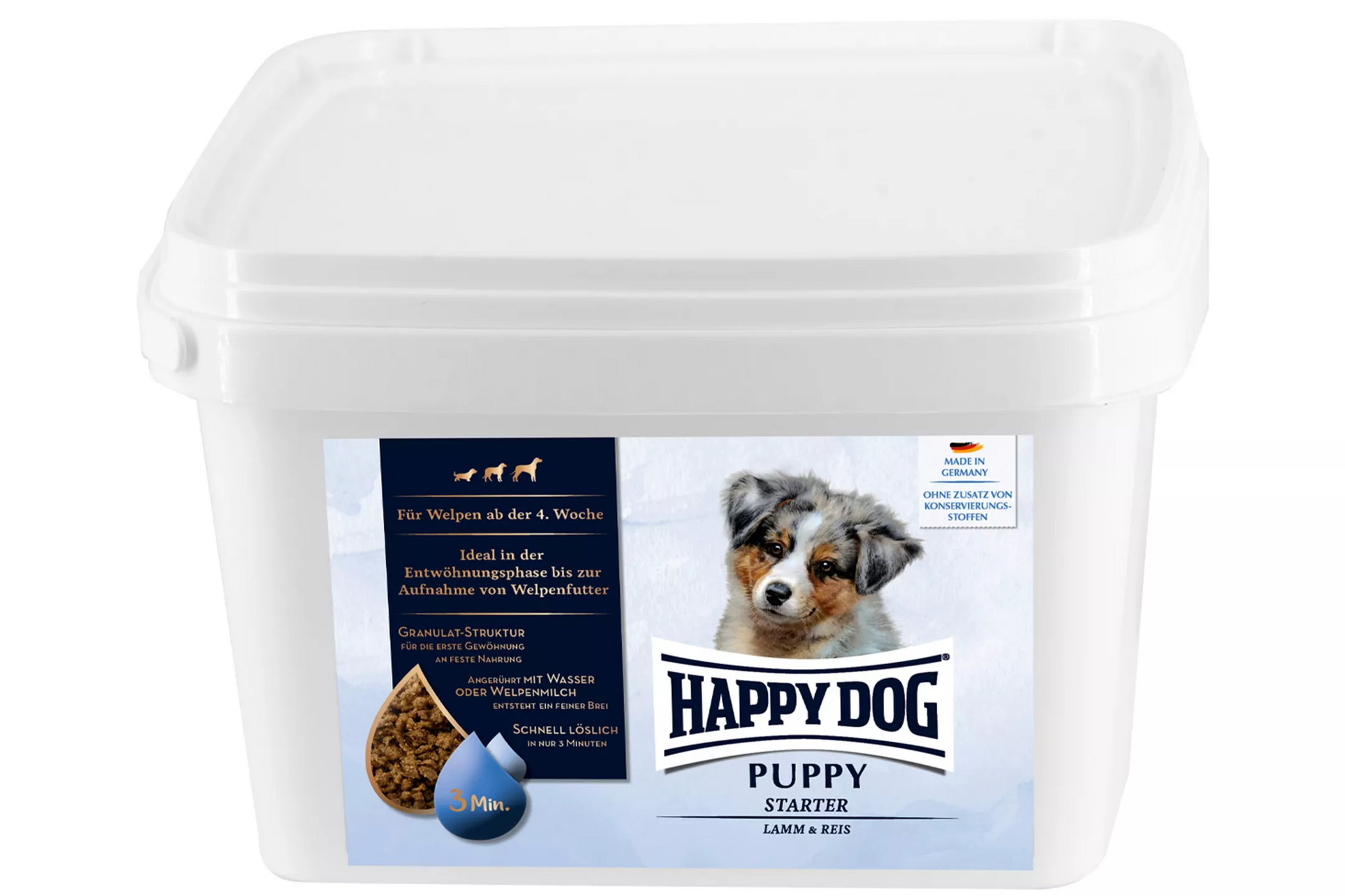 HappyDog Puppy Starter Lamm & Ris, från 4-6 veckor. 4 kg