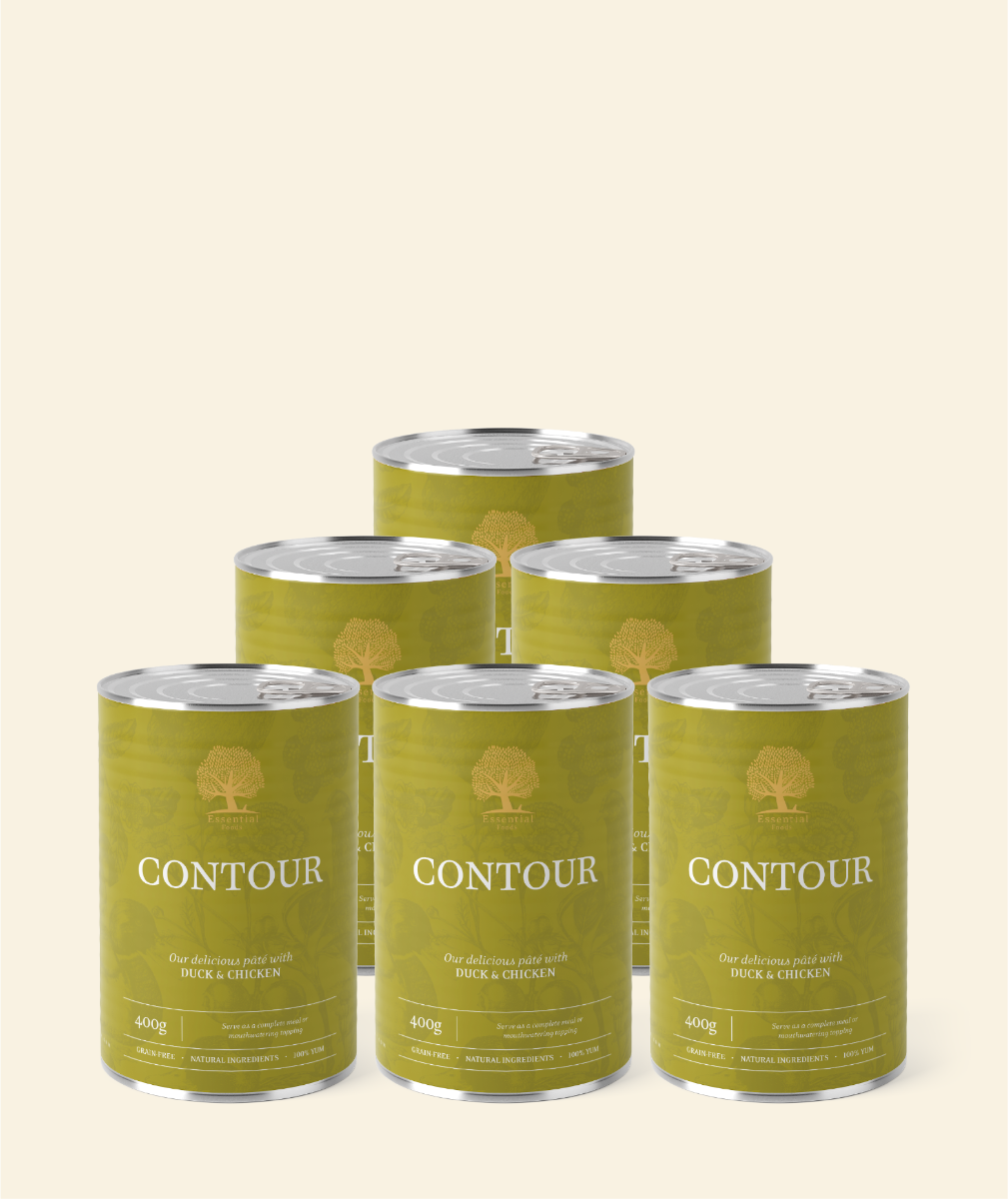 ESSENTIAL CONTOUR PÂTÉ, STYCKVIS ELLER  6 x 400G