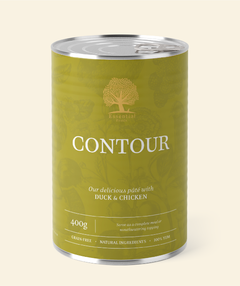 ESSENTIAL CONTOUR PÂTÉ, STYCKVIS ELLER  6 x 400G