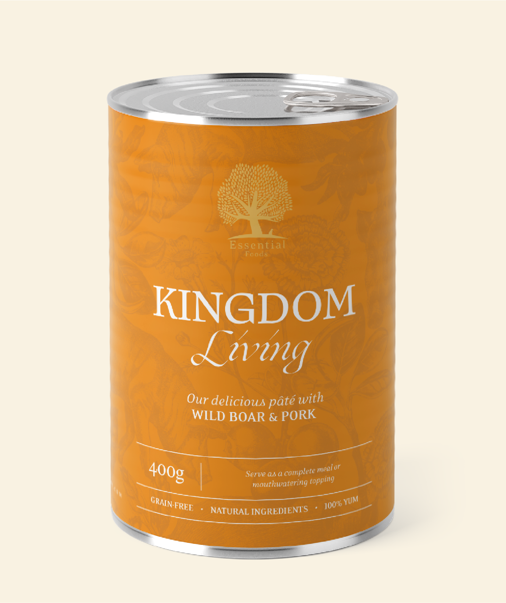 ESSENTIAL KINGDOM LIVING PÂTÉ, STYCKVIS ELLER  6 x 400G