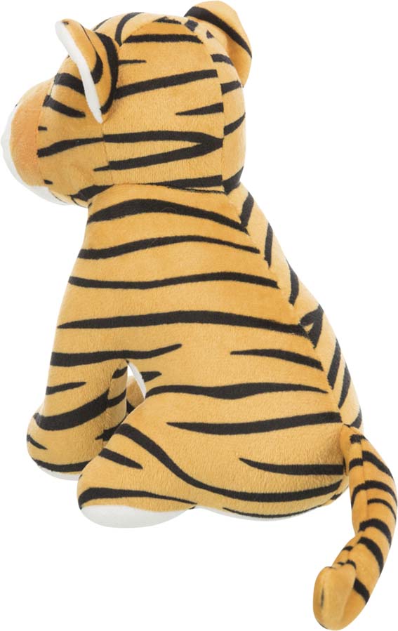 Tiger, plysch, 21 cm, med pip