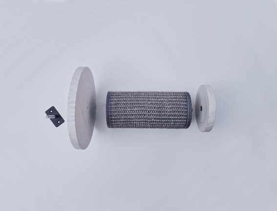 Klättersteg för Väggmontering, ø 18×22 cm, vit/grå