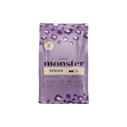 Nyhet: Monster Cat Original Senior - Kyckling, kalkon- 6 kg