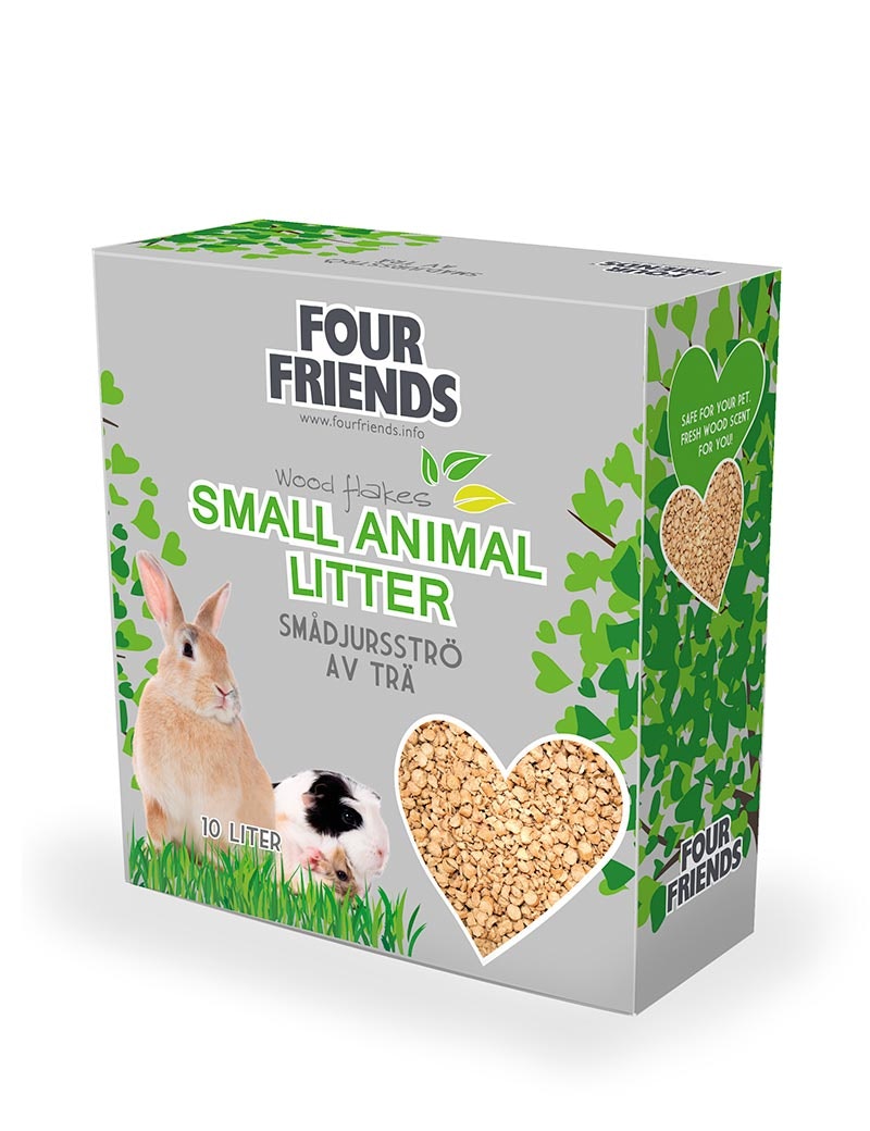 FourFriends Small Animal Litter- burströ 10 liter