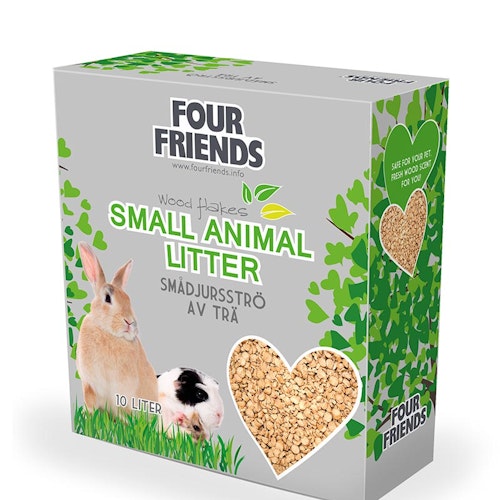 FourFriends Small Animal Litter- burströ 10 liter