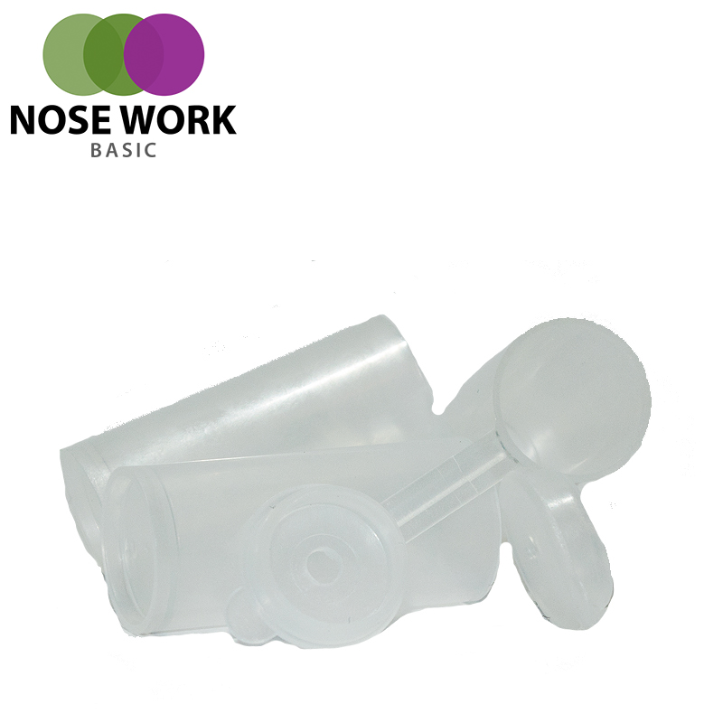 Nose Work Behållare XS med hål. Diameter 18 mm