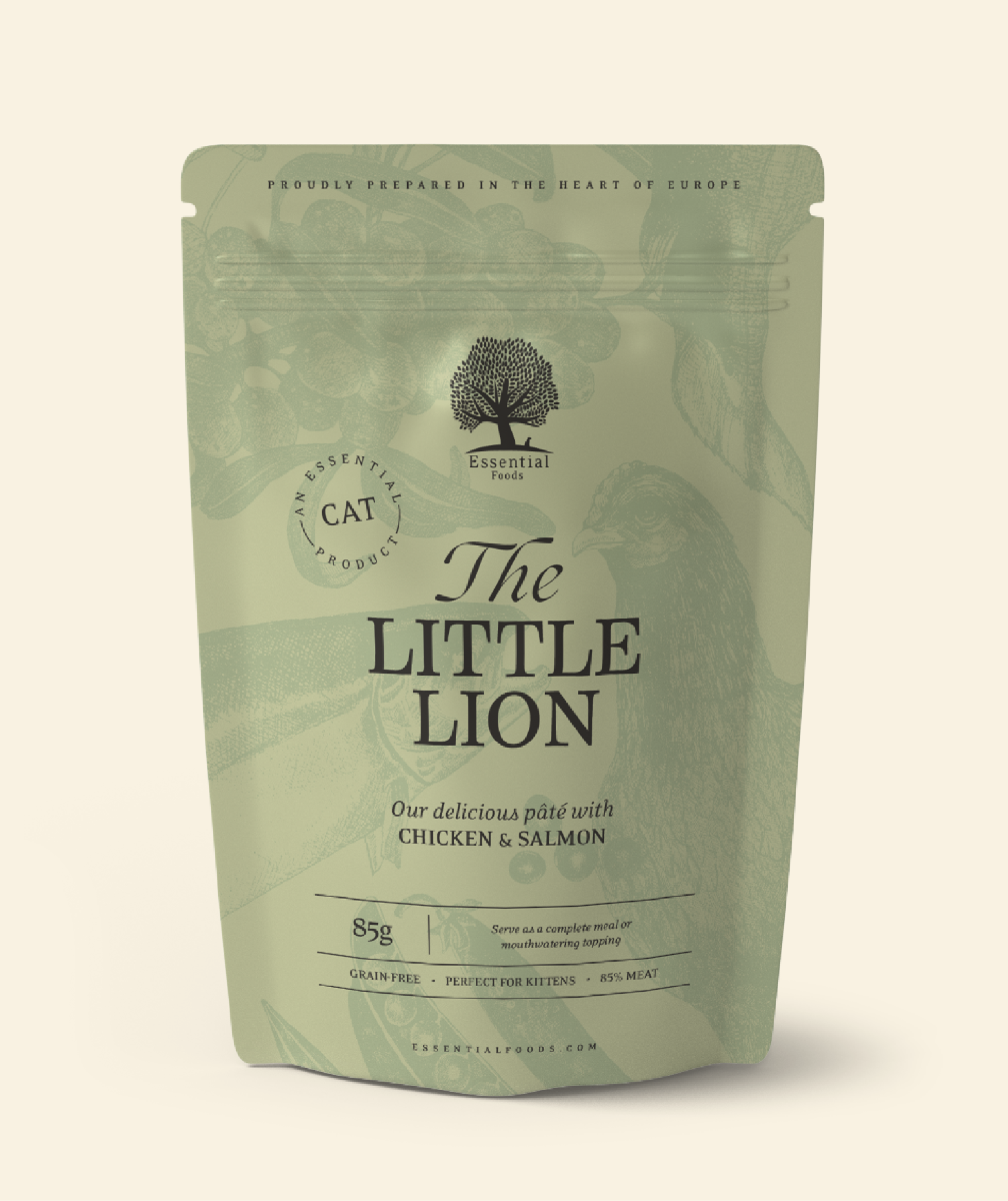 ESSENTIAL THE LITTLE LION PÂTÉ 85 gr- våtfoder kattungar (kyckling,lever,lax)