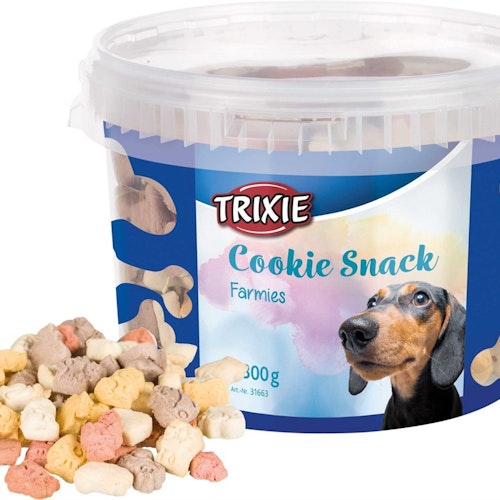 Hundkex, Cookie Snack Farmies 1,3 kg plasthink