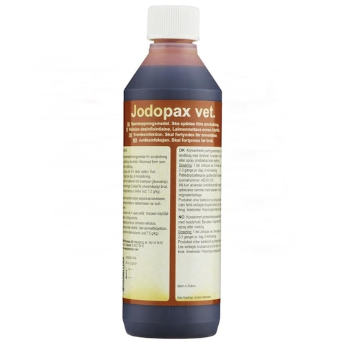 Jodopax®Vet. Desinfektionsmedel till djur 500 ml