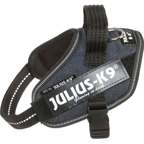 Julius-K9® IDC sele, Mini-Mini, Dark jeans 40-53 cm, ca 4-7 kg