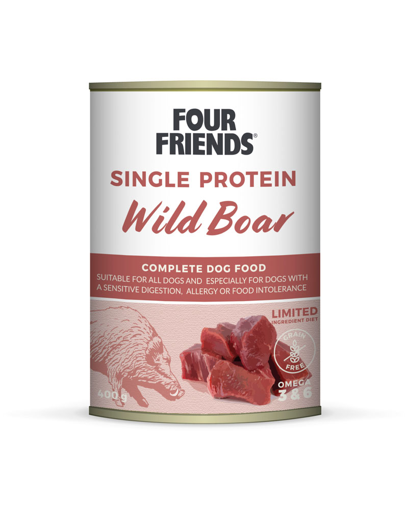 FourFriends Single Protein Wild Boar 400 g