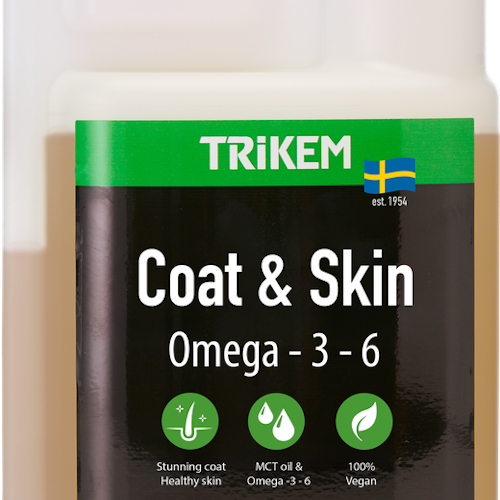 Trikem Coat & Skin 500 ml- Näringsrik olja för hud och päls