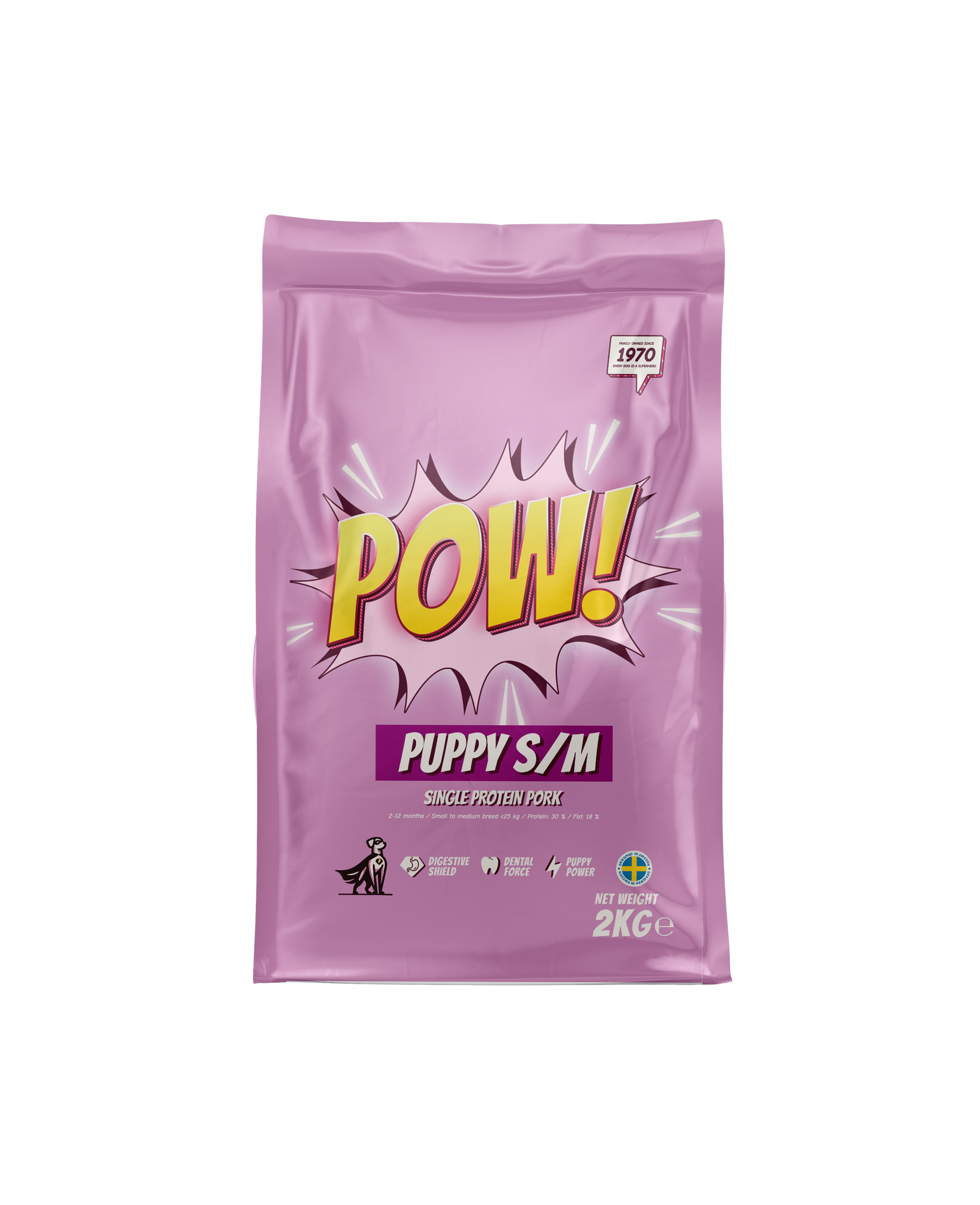 POW Puppy Small/Medium 2 kg/12 kg