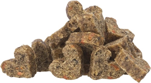 Insect Hearts, hundgodis med 65 % mjölmask, socker- o glutenfritt, 80 gr