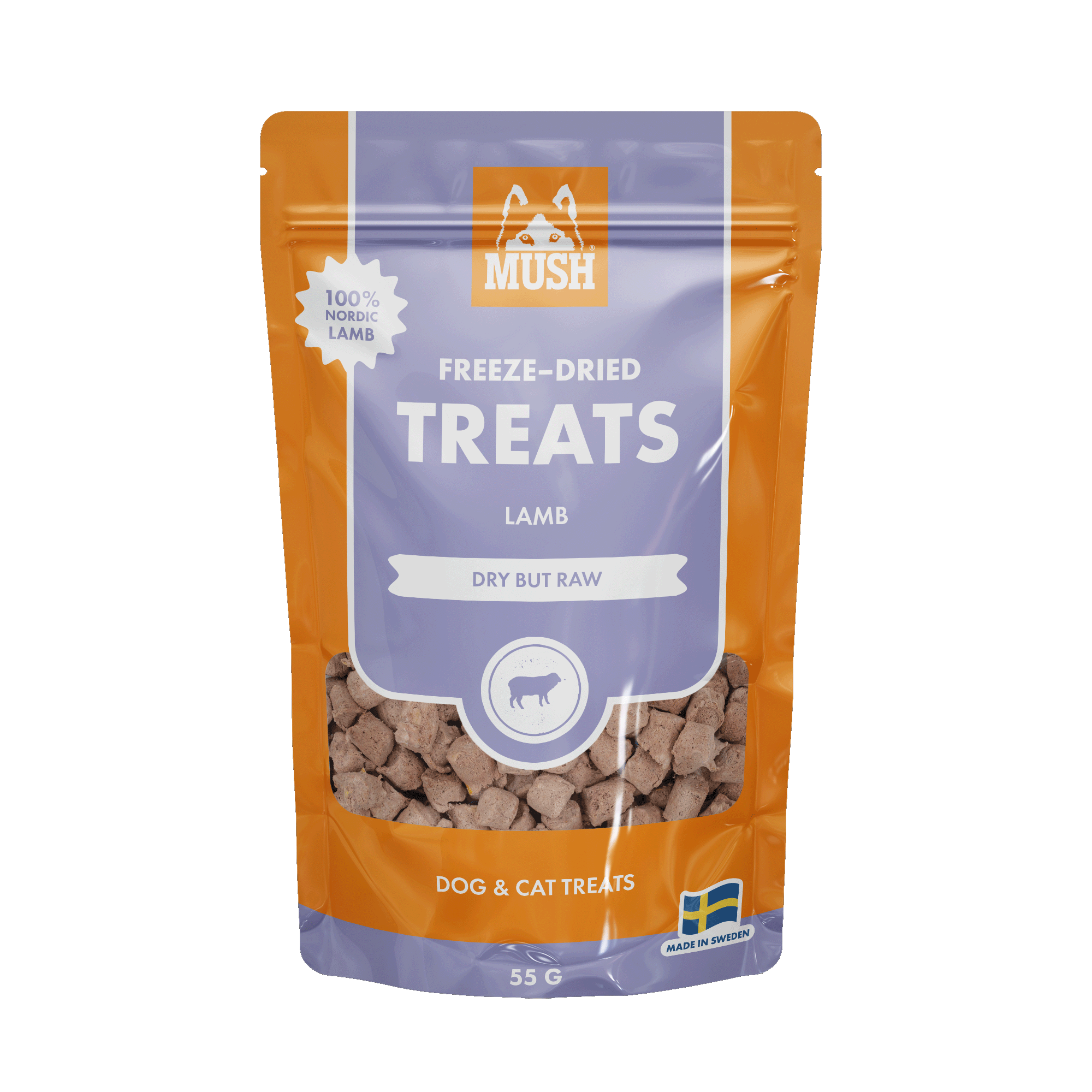 MUSH TREATS FRYSTORKAD LAMM