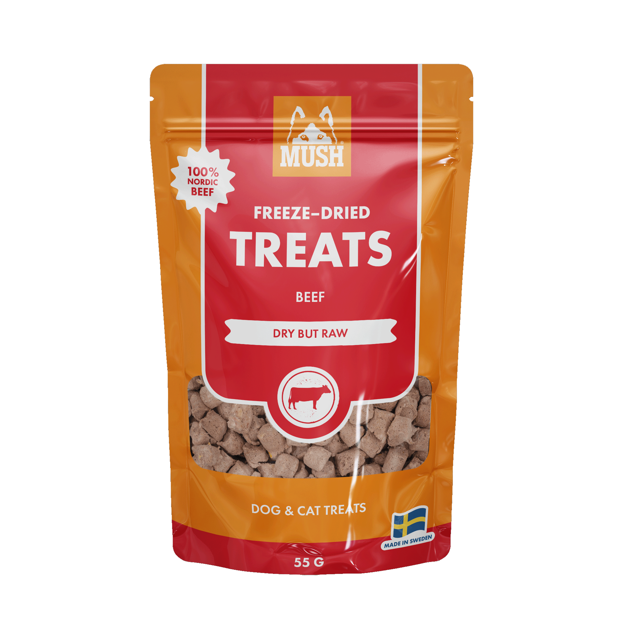 MUSH TREATS FRYSTORKAD NÖT
