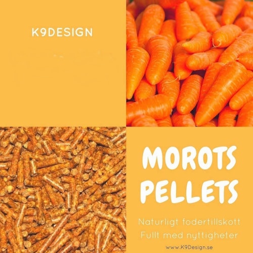 Nom Noms Morotspellets- tillskott 250 gr/2kg