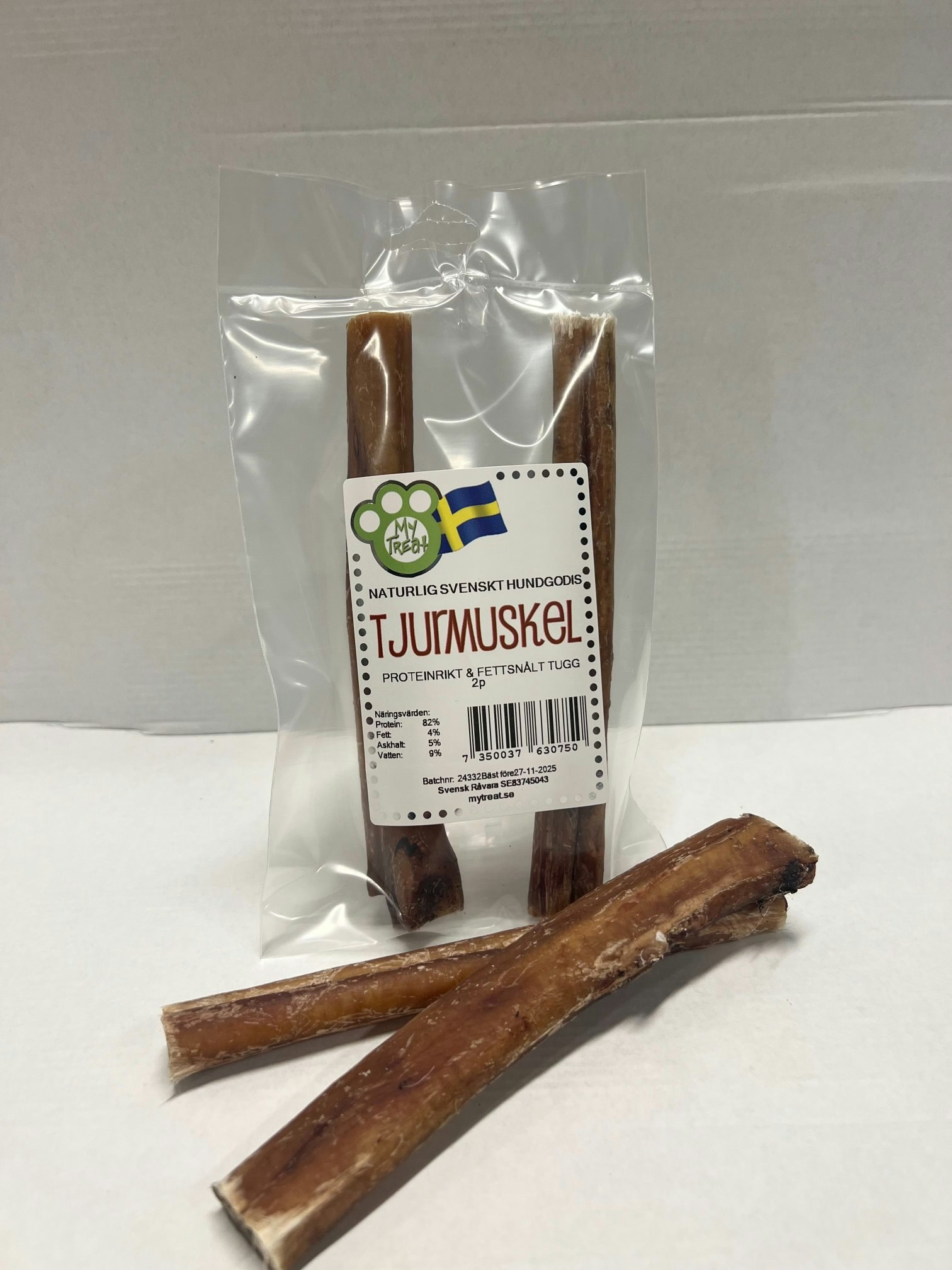 My Treat Svensk Tjurmuskel ca 20 cm / 2pack