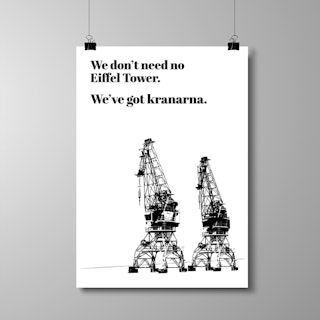 Poster 50x70 cm - "We've got kranarna"