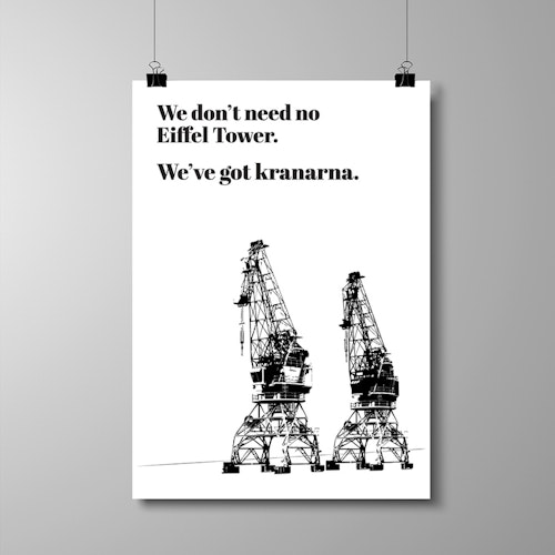 Poster 50x70 cm - "We've got kranarna"