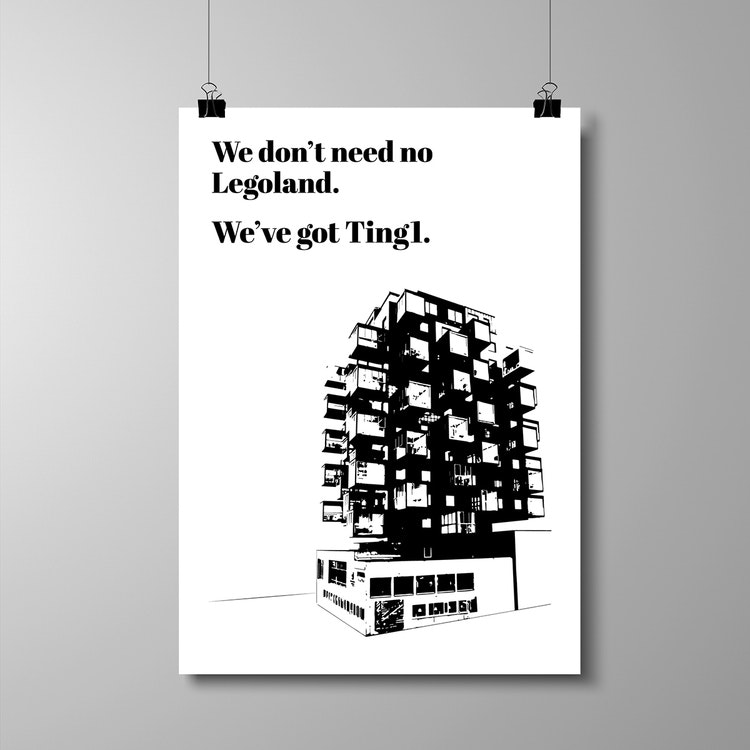 Poster 50x70 cm - "We've got Ting1"