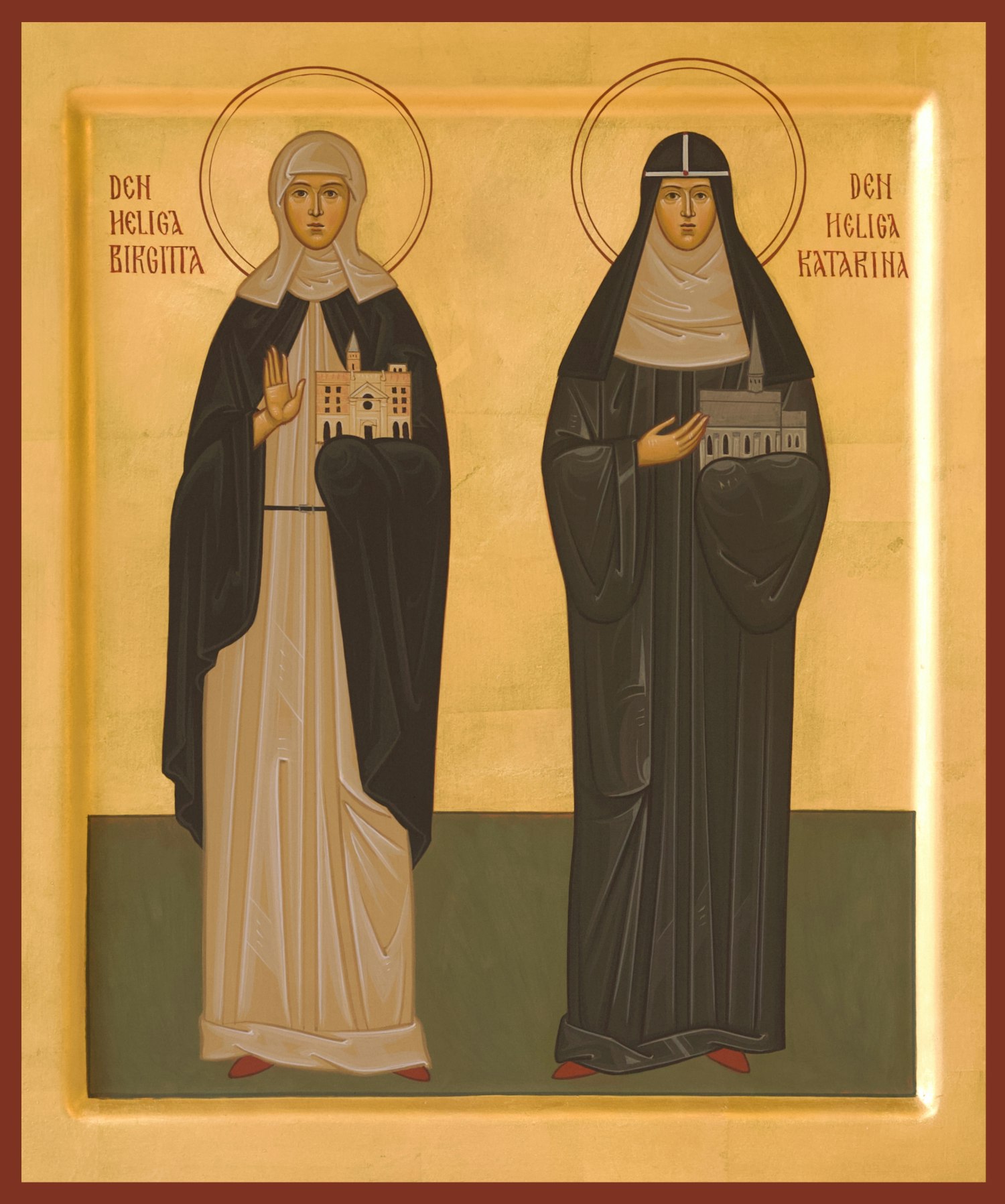 Heliga Birgitta och Heliga Katarina