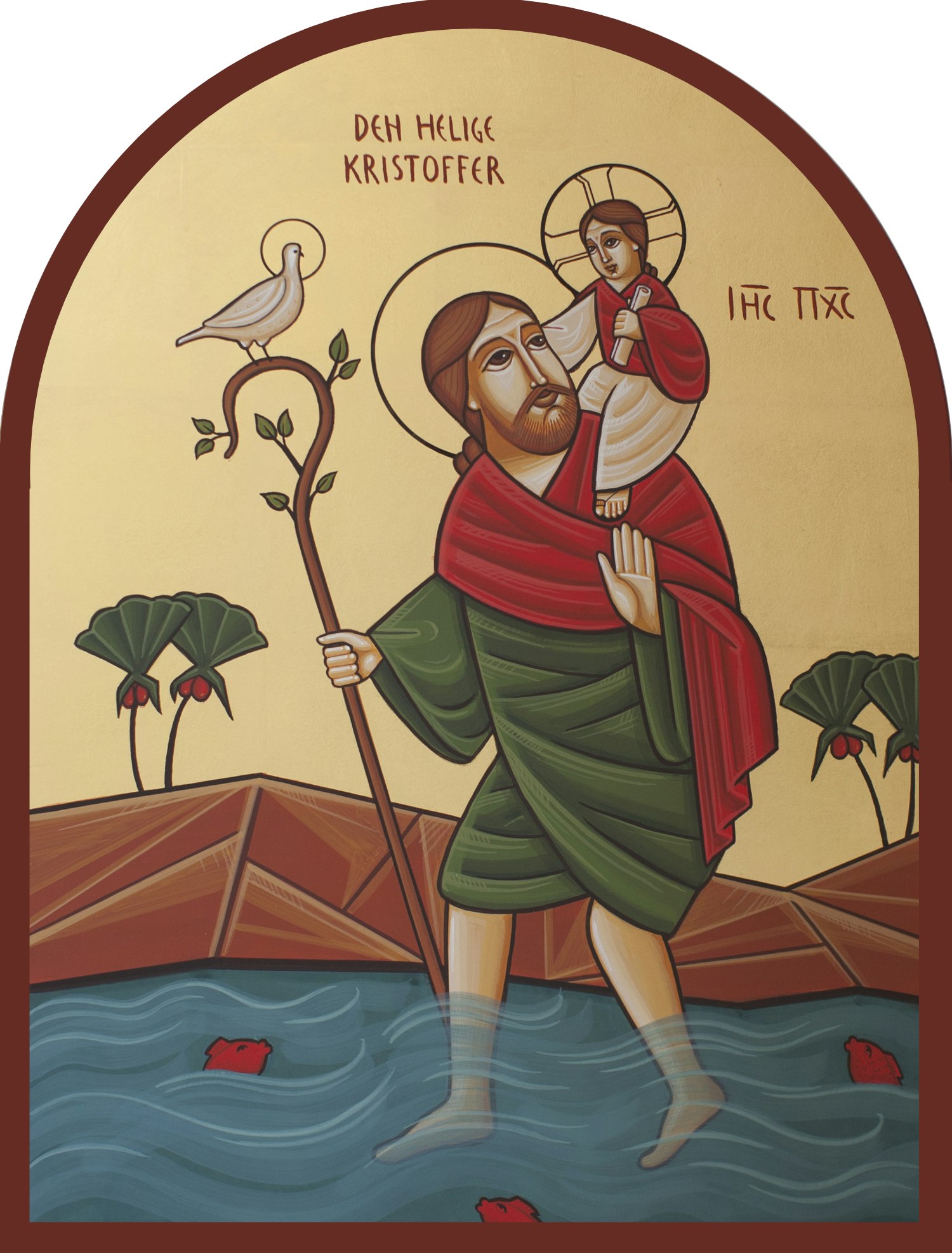 Den helige Kristoffer (koptisk)