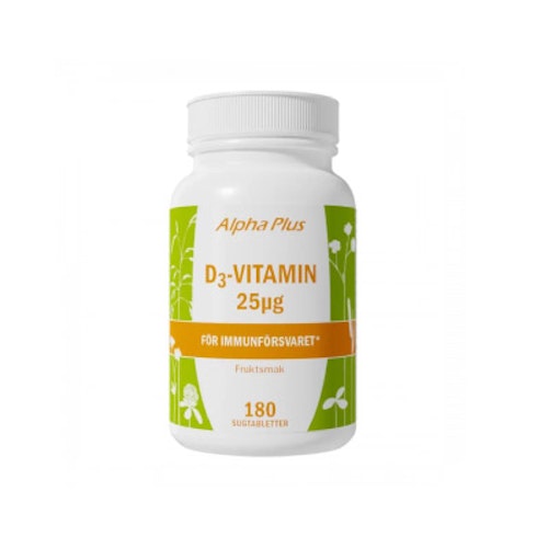 D3-vitamin 25µg 180 tab