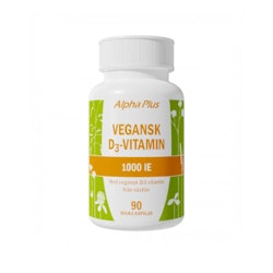 Vegansk D3 vitamin 1000 iE 90 kap