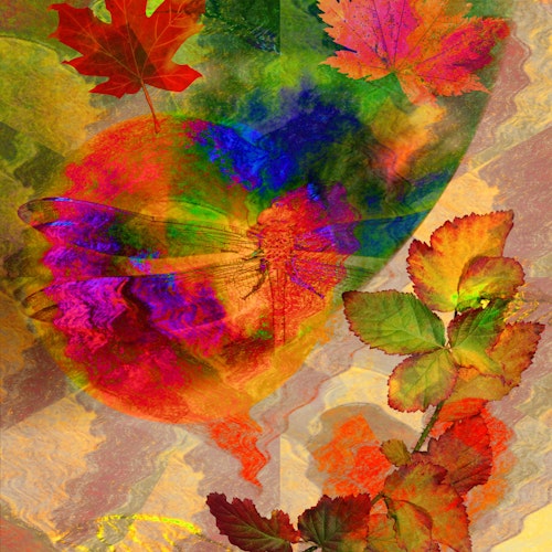 Graphic Art "Autumn is the time of maturity"