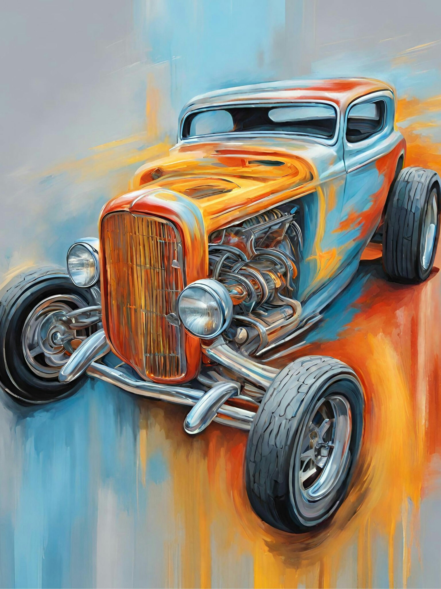 Graphic Art Hotrod Fantasy 23-400