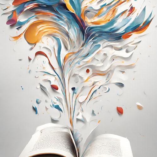 Graphic Art "The flow of knowledge"