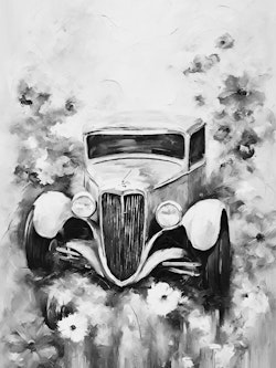 Graphic Art "Old time holds fast"