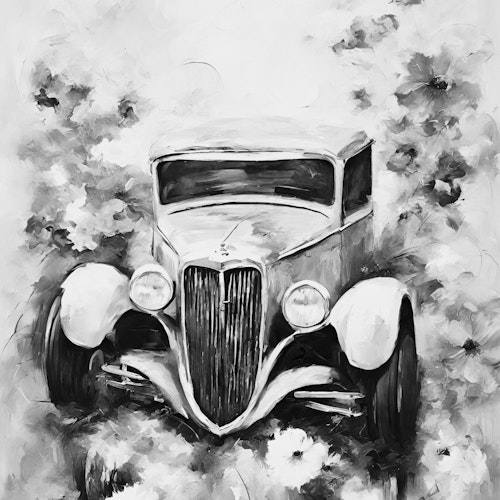 Graphic Art "Old time holds fast"