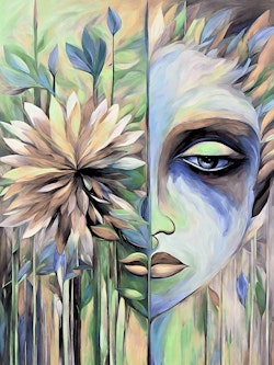 Graphic Art "I pour out of my source of energy"