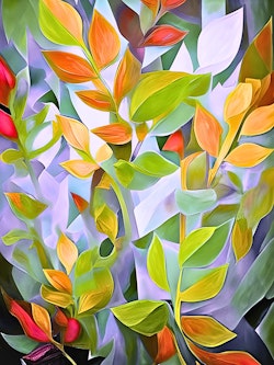 Graphic Art "The language of flowers"