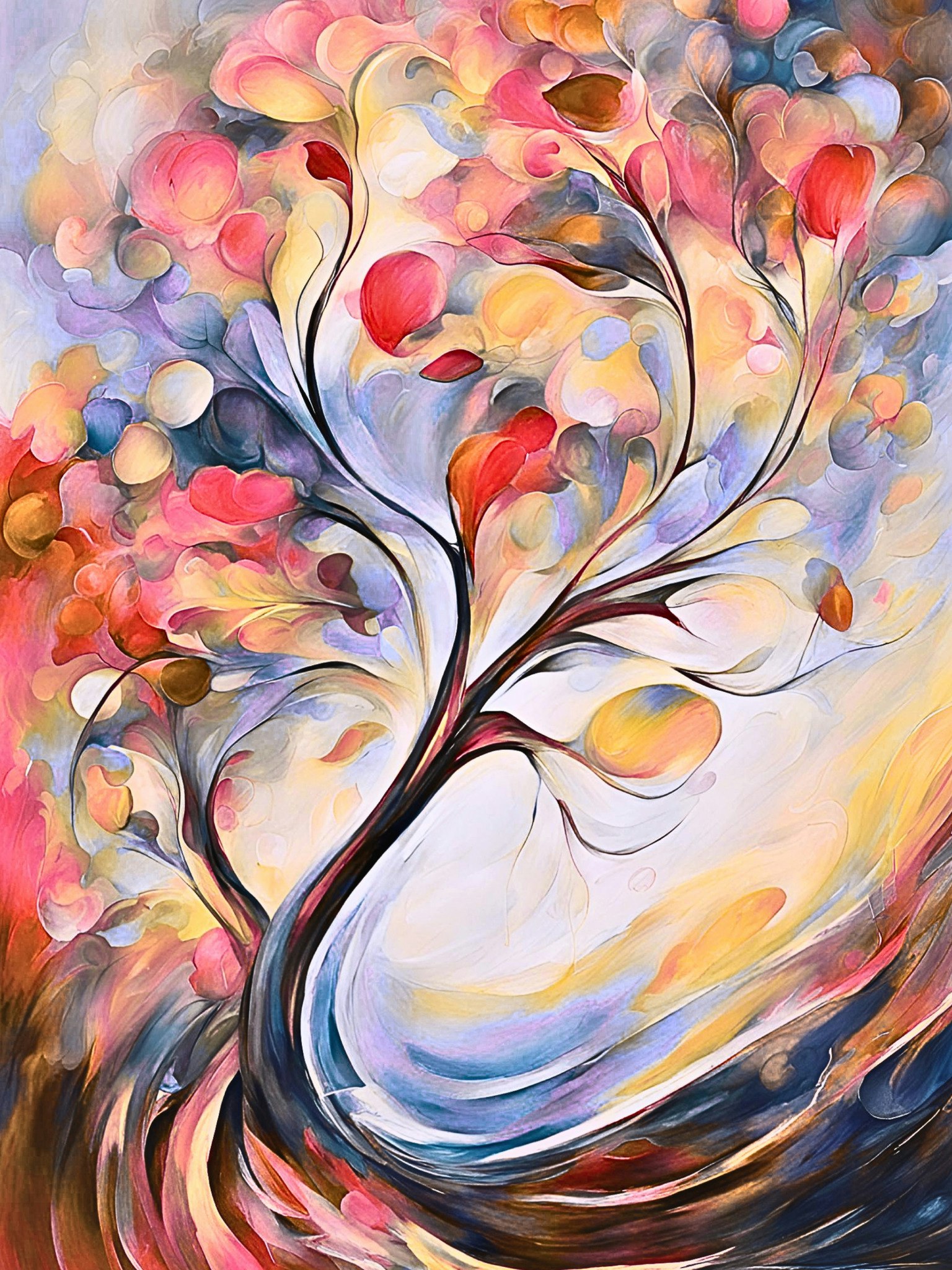 Graphic Art "The road to the end goal of life"
