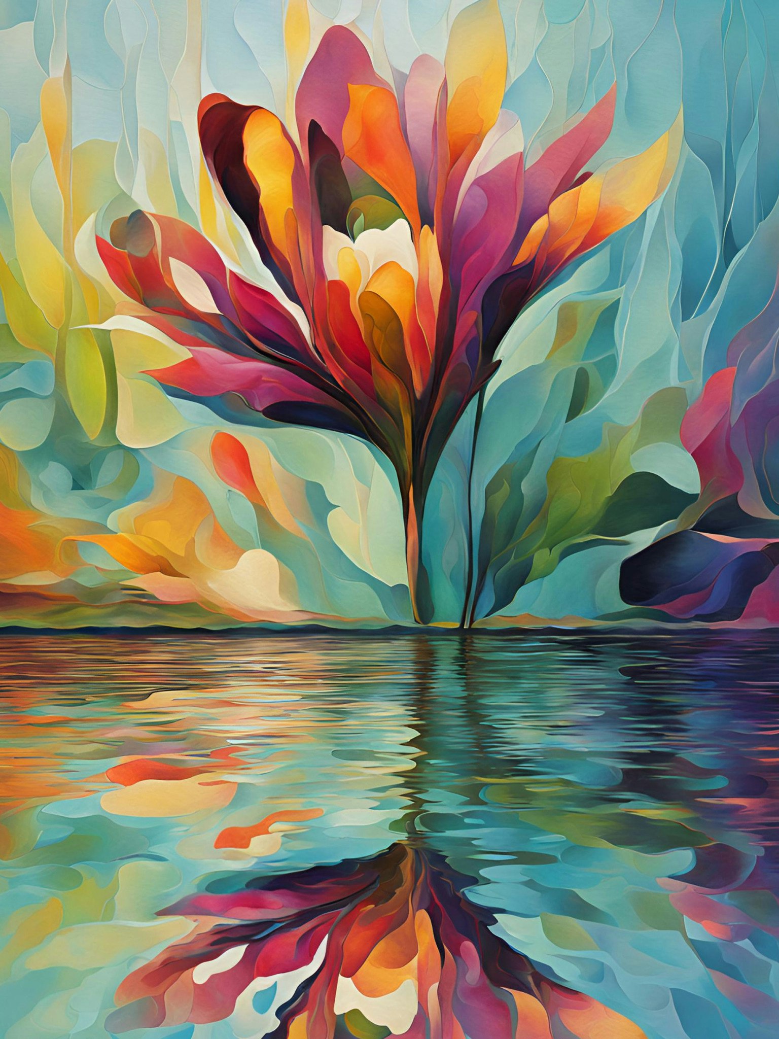 Graphic Art "Your feelings reflect what you give"