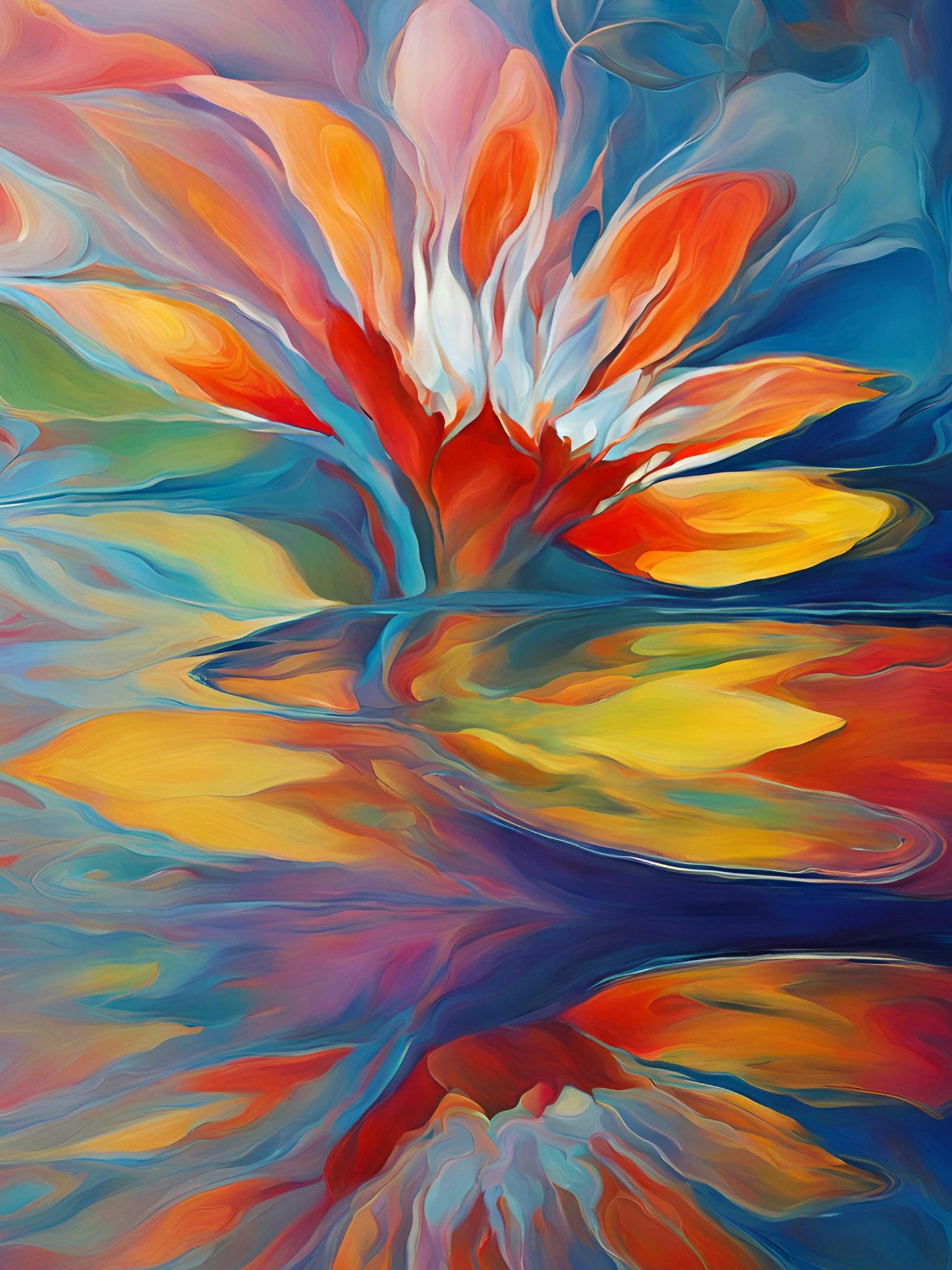 Graphic Art "Longing for life"