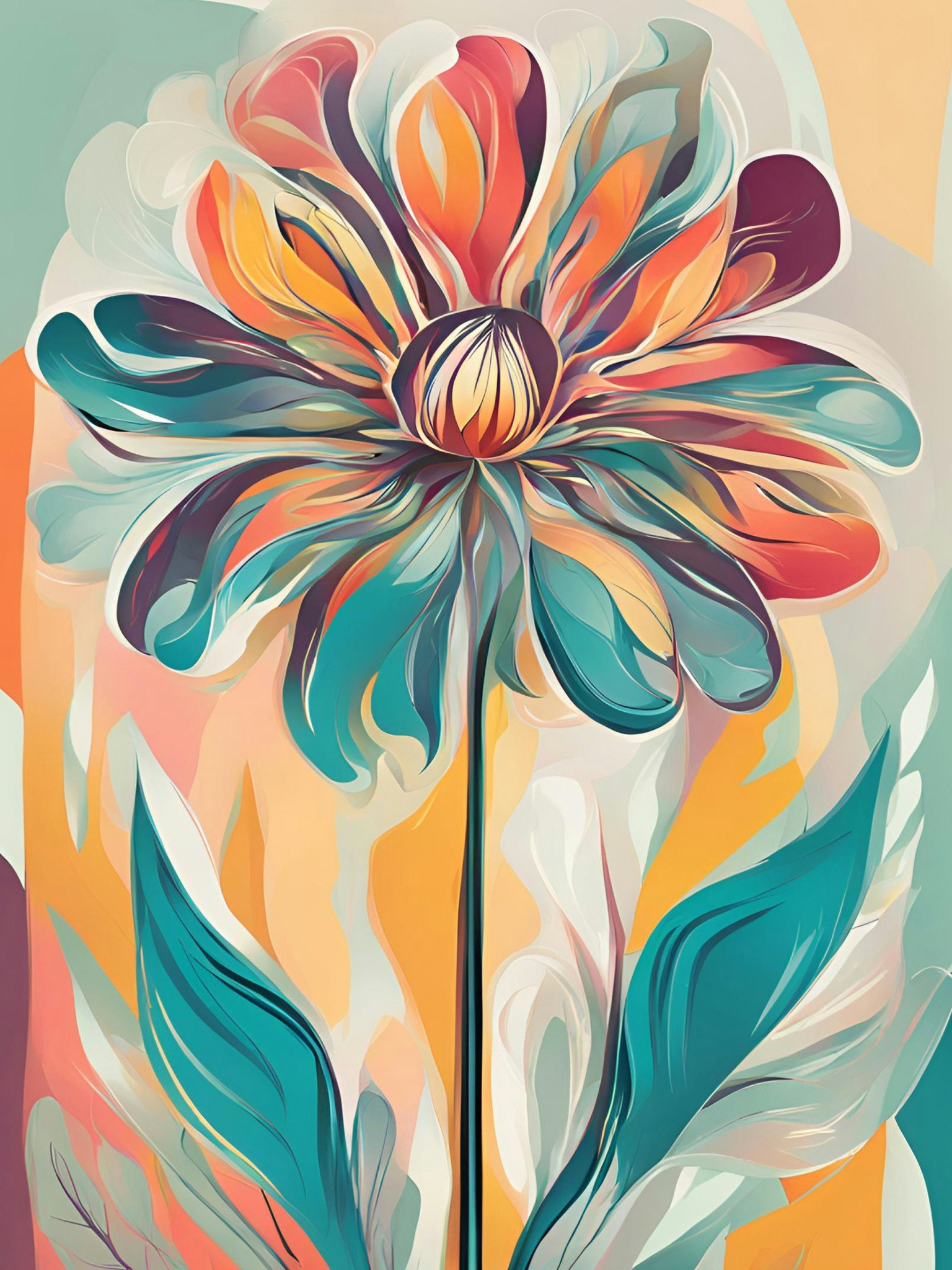 Graphic Art "Flying energy"