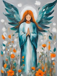 Graphic Art "Dreams of meditation"