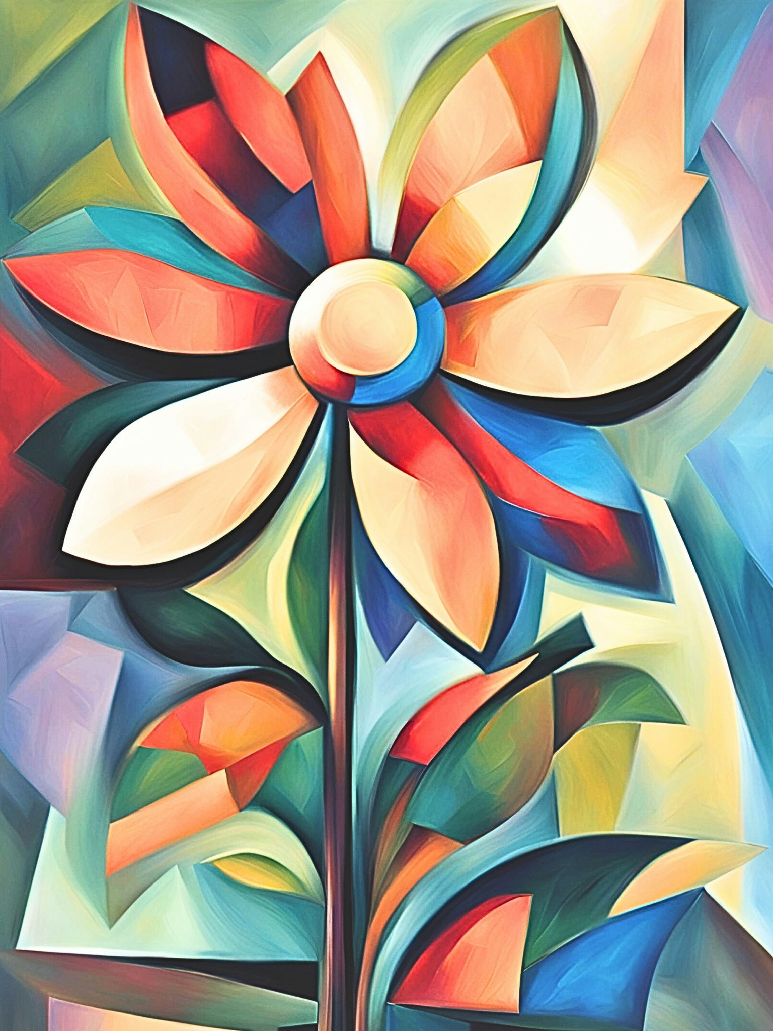 Graphic Art "Spring is approaching"
