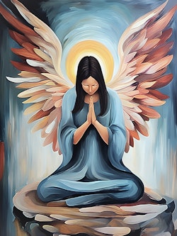 Graphic Art "My beloved angel"