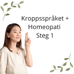 Vårt kroppsspråk + Homeopati Steg 1