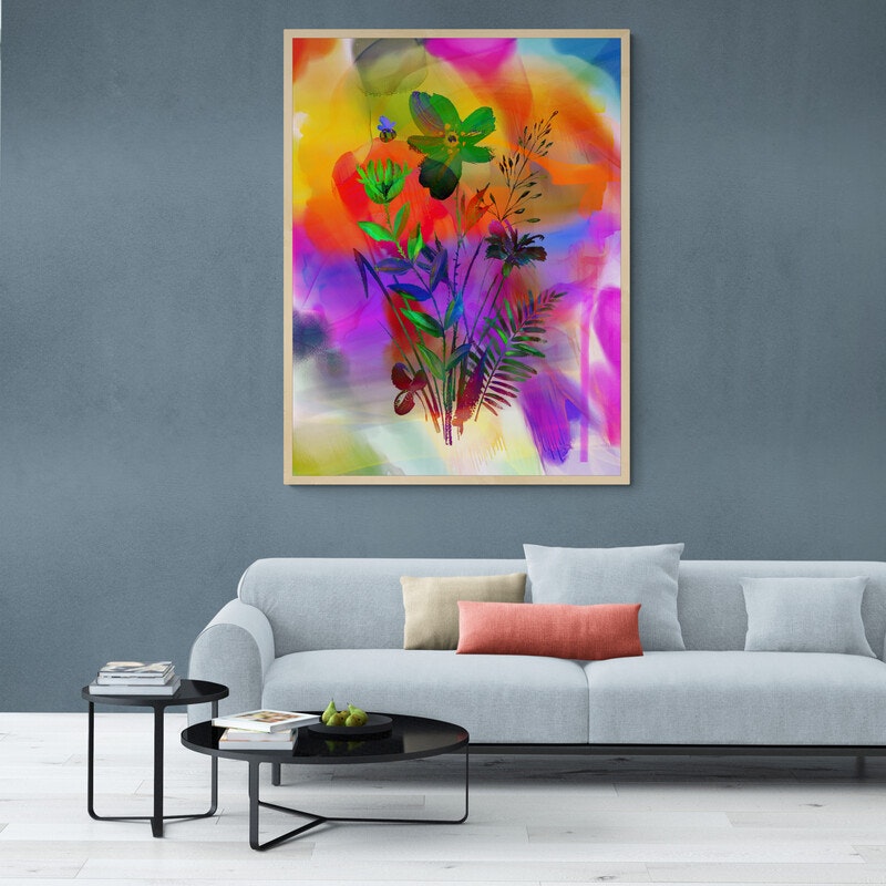 Graphic Art by Pär "A positive mind becomes a colorful palette"