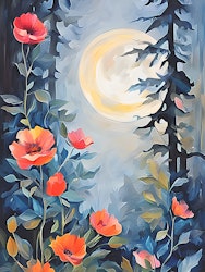 Graphic Art "Joy has many faces"