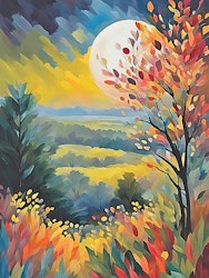 Graphic Art "My spiritual light gives me courage"
