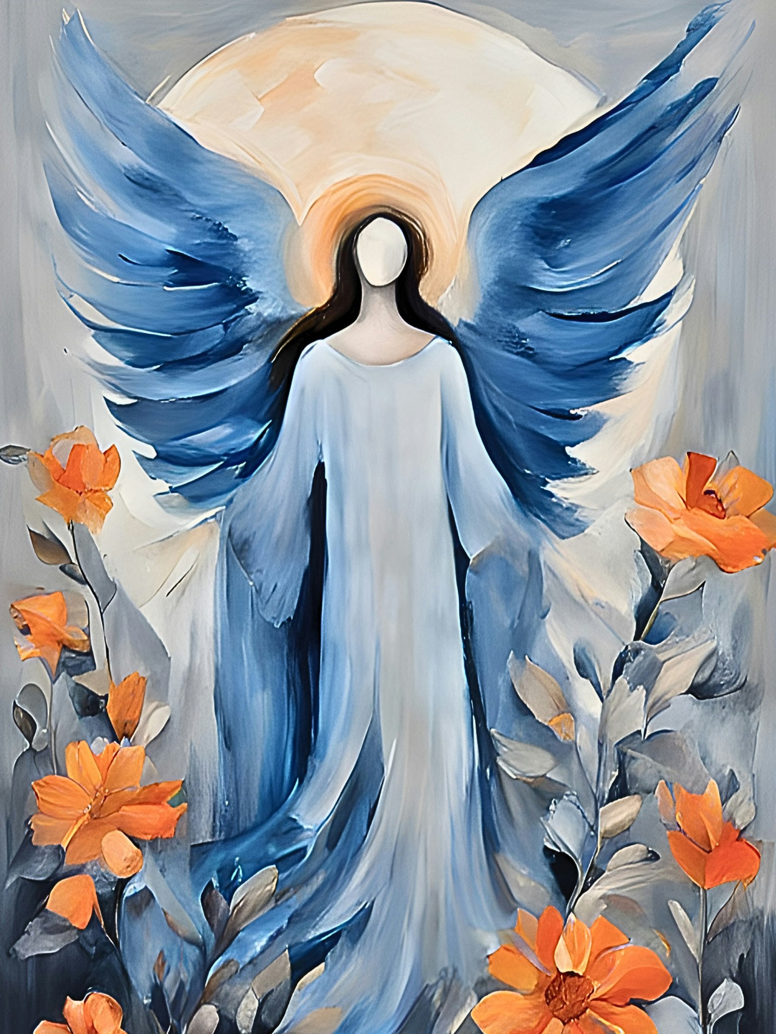 Graphic Art "Spiritual attention"