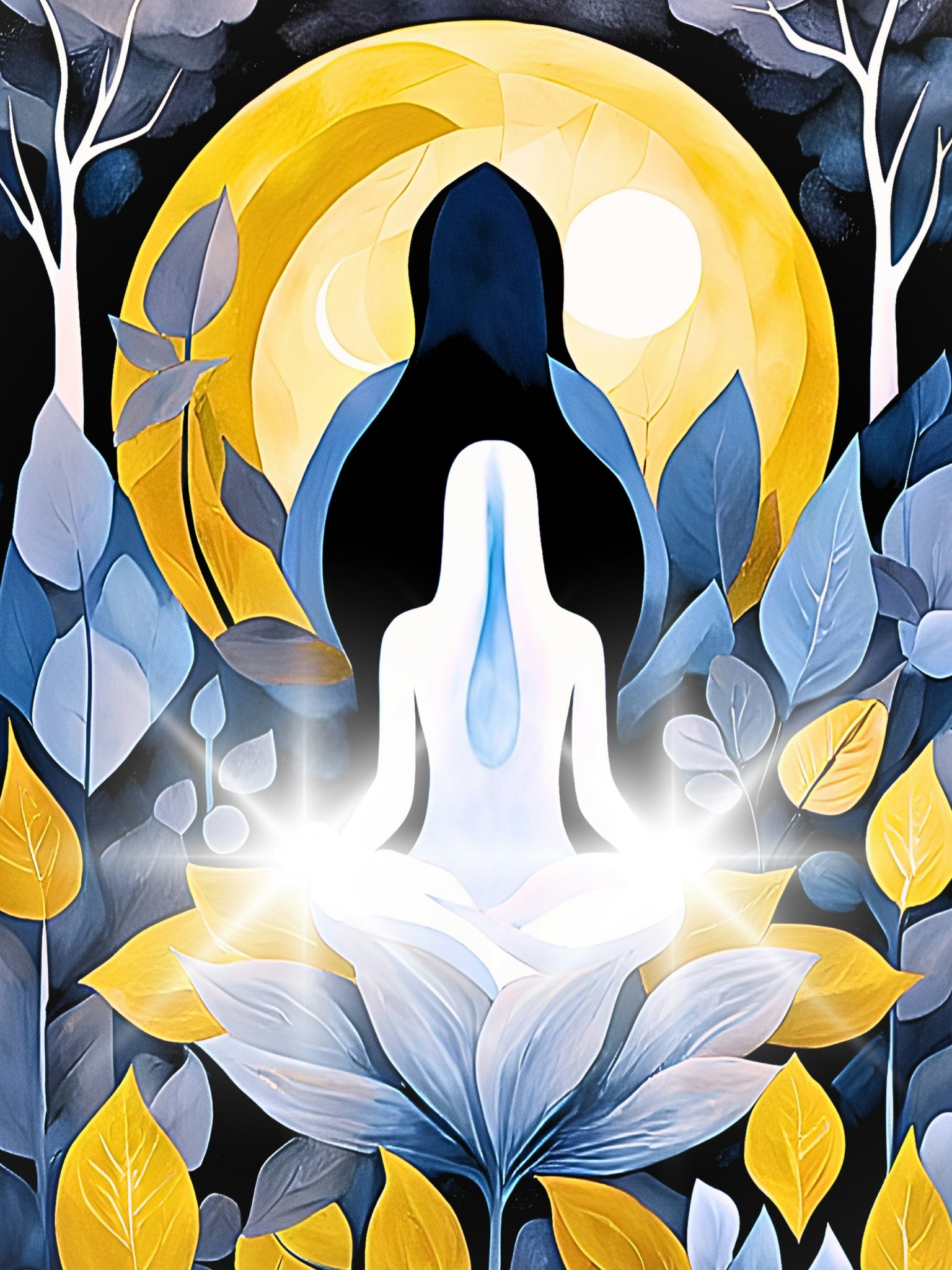 Graphic Art "She and he in the same form"