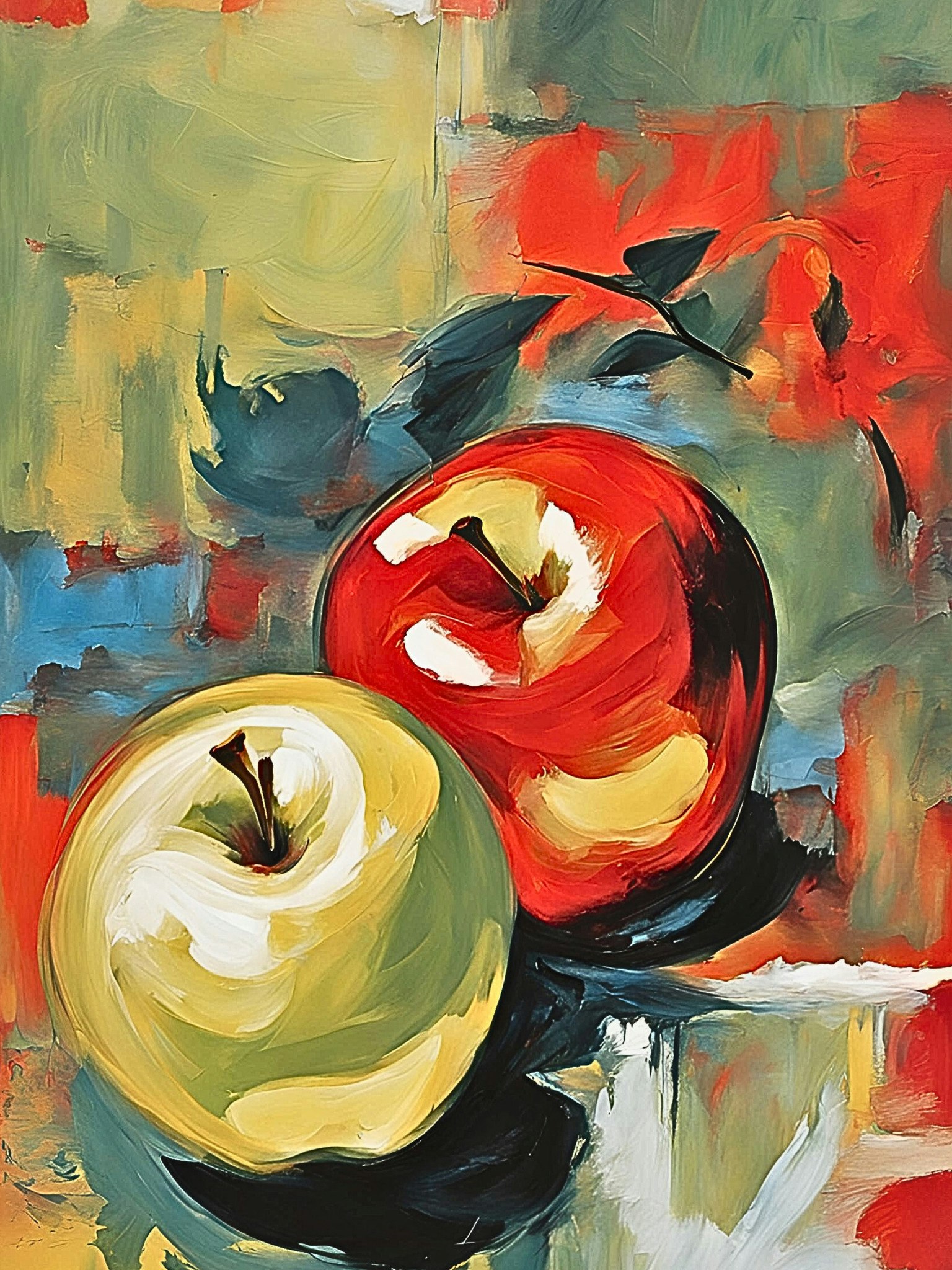 Graphic Art "Apple from your heart"